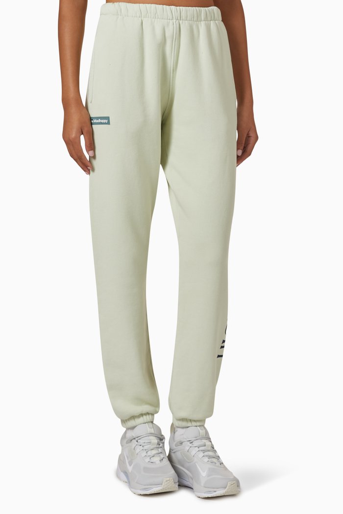Outdoors Printed Sweatpants in Cotton-fleece, Green