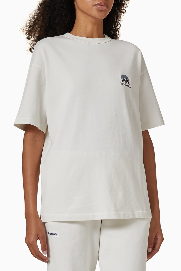 Outdoors Printed T-shirt in Heavy-jersey, Neutral