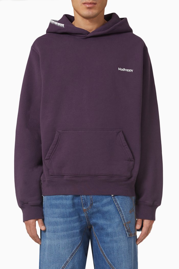 

Classics Hoodie in Cotton-fleece, Purple