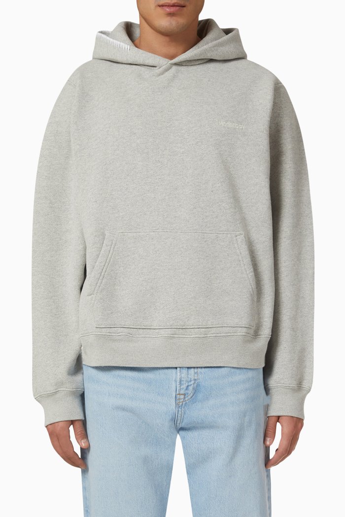Classics Hoodie in Cotton-fleece, Grey