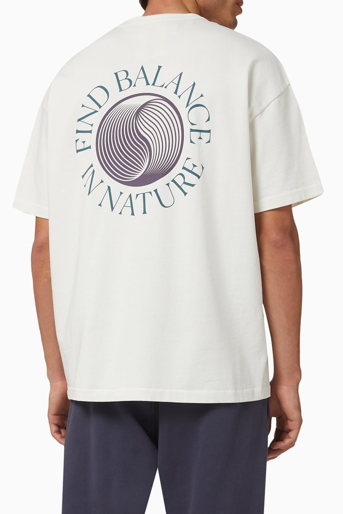 

Outdoors Printed T-shirt in Heavy-jersey, Neutral