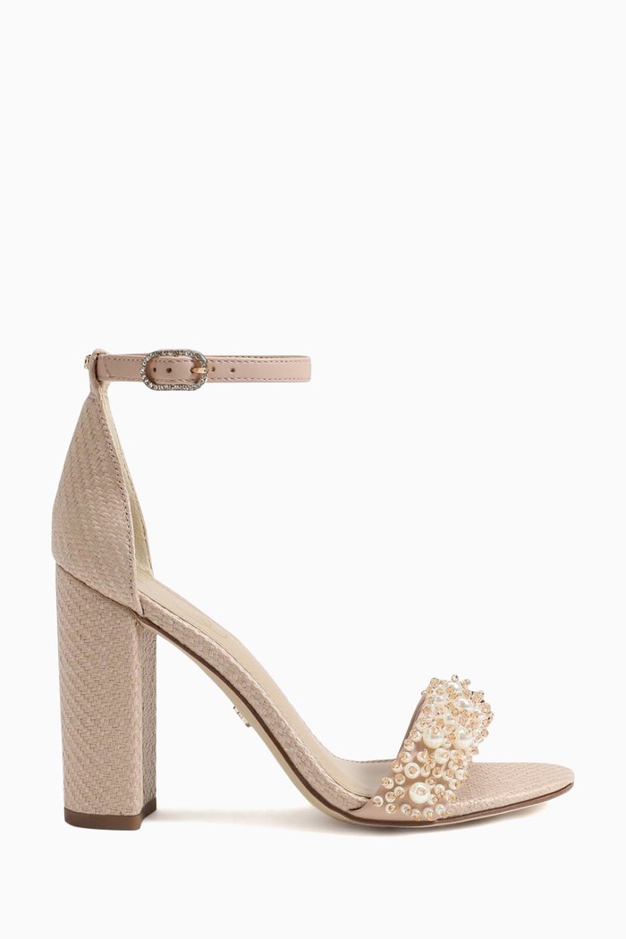 

Yaro Perla 100 Sandals in Tweed, Neutral