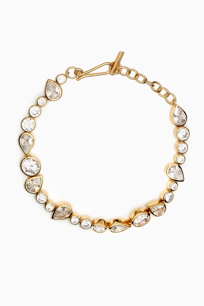 

Crystal Bracelet in 14kt Gold Vermeil, Yellow
