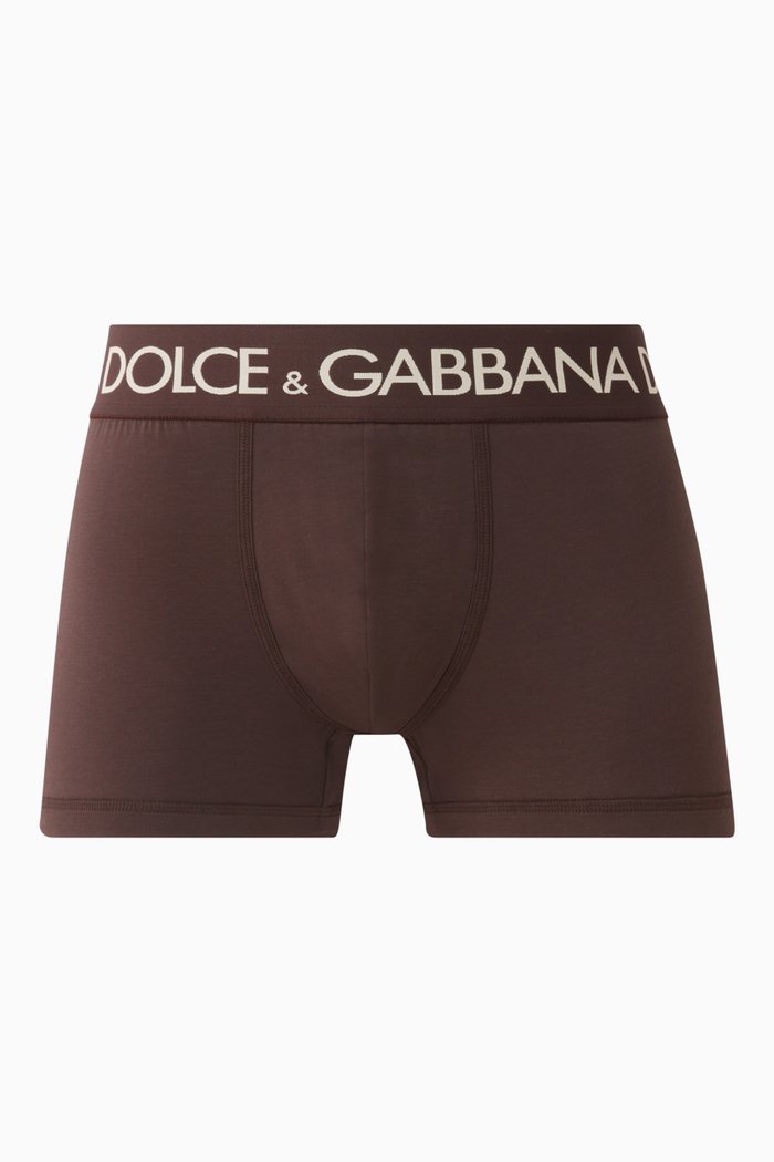 

Boxers in Cotton Jersey, Brown