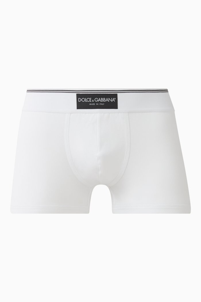 

Boxers in Cotton Jersey, White