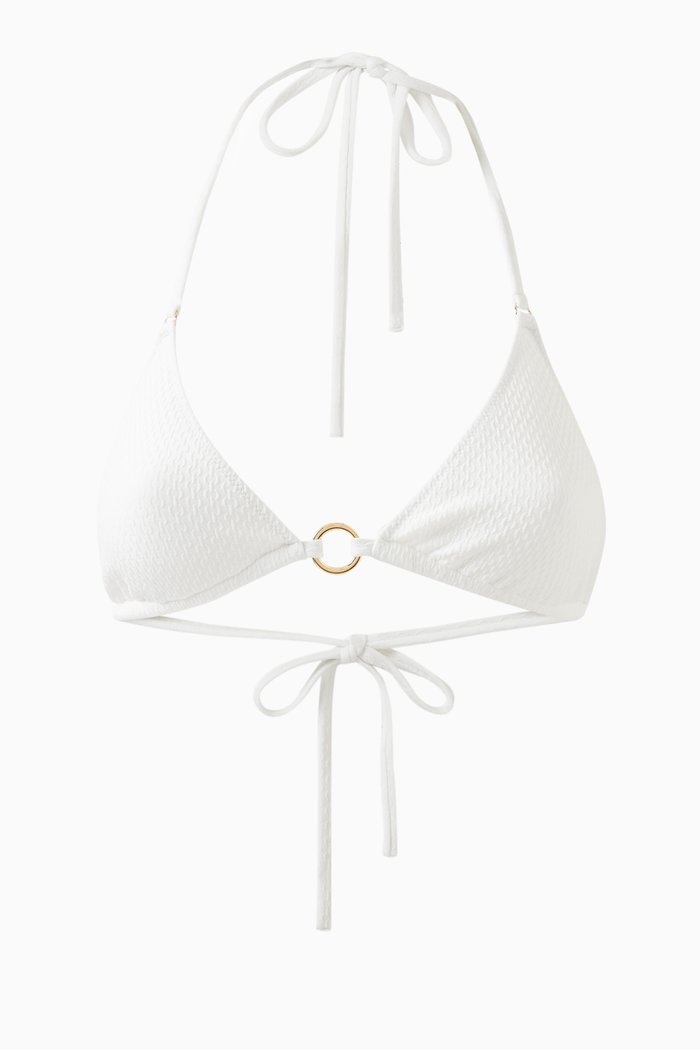 

Venice Bikini Top, White
