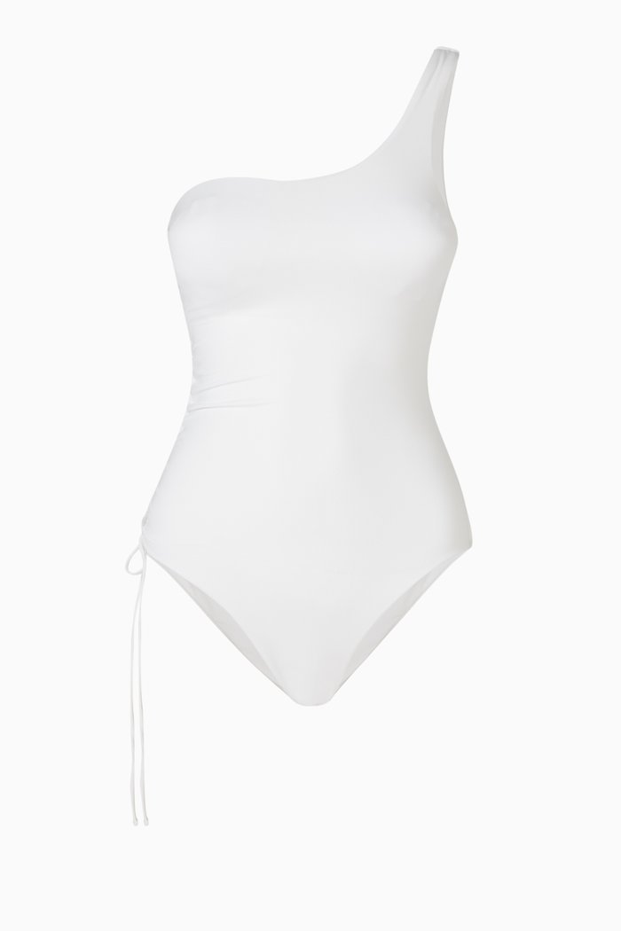 

Bodrum One-piece Swimsuit, White