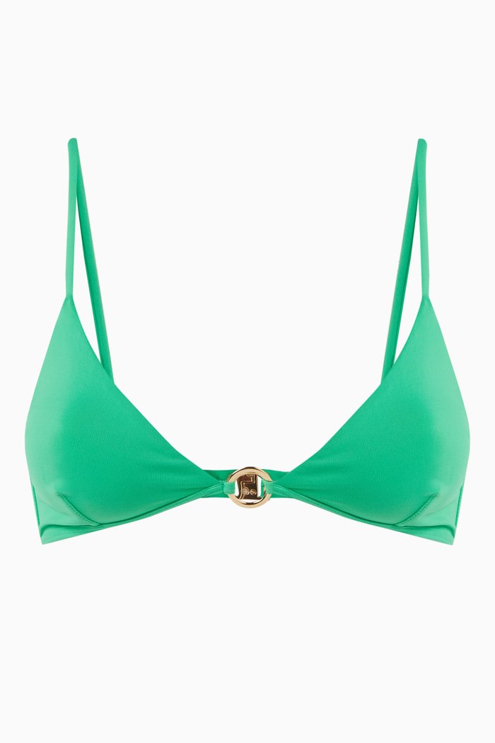 

Greece Bikini Top, Green