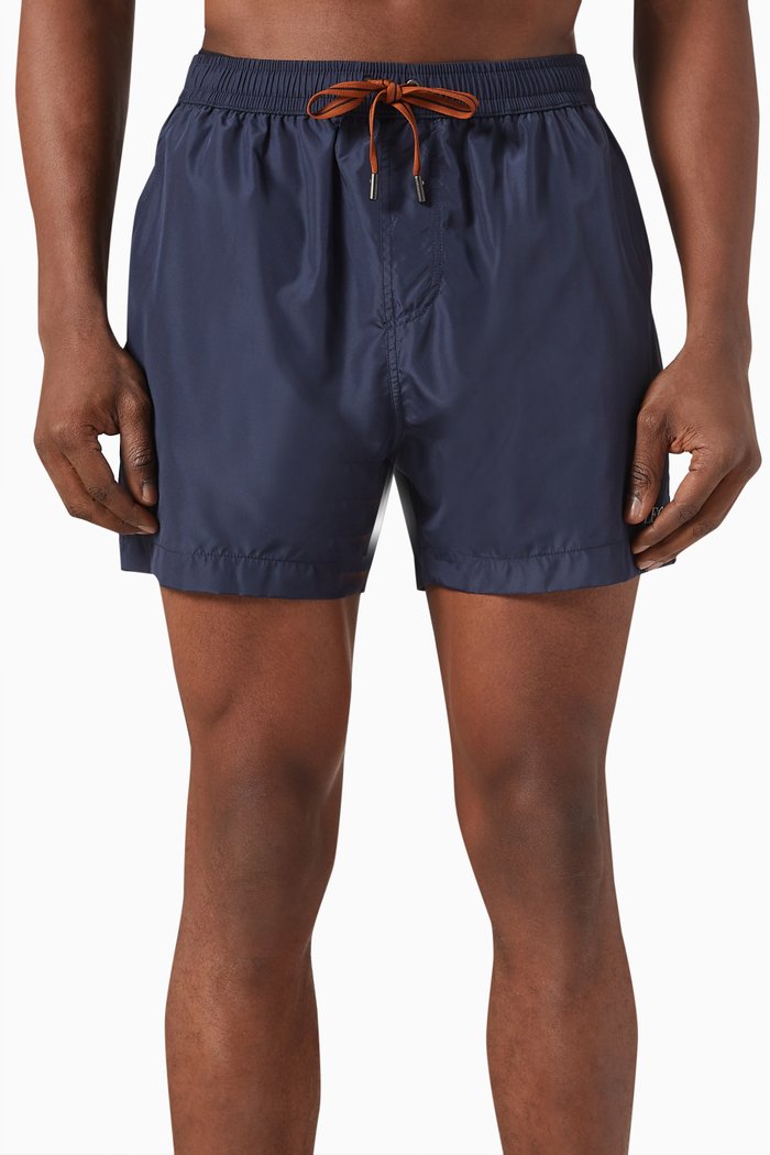 

Swim Shorts in Technical Fabric, Blue