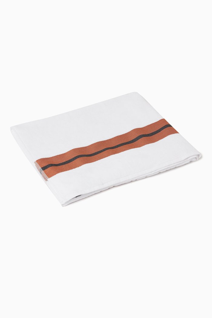 Beach Towel in Cotton Terry, White