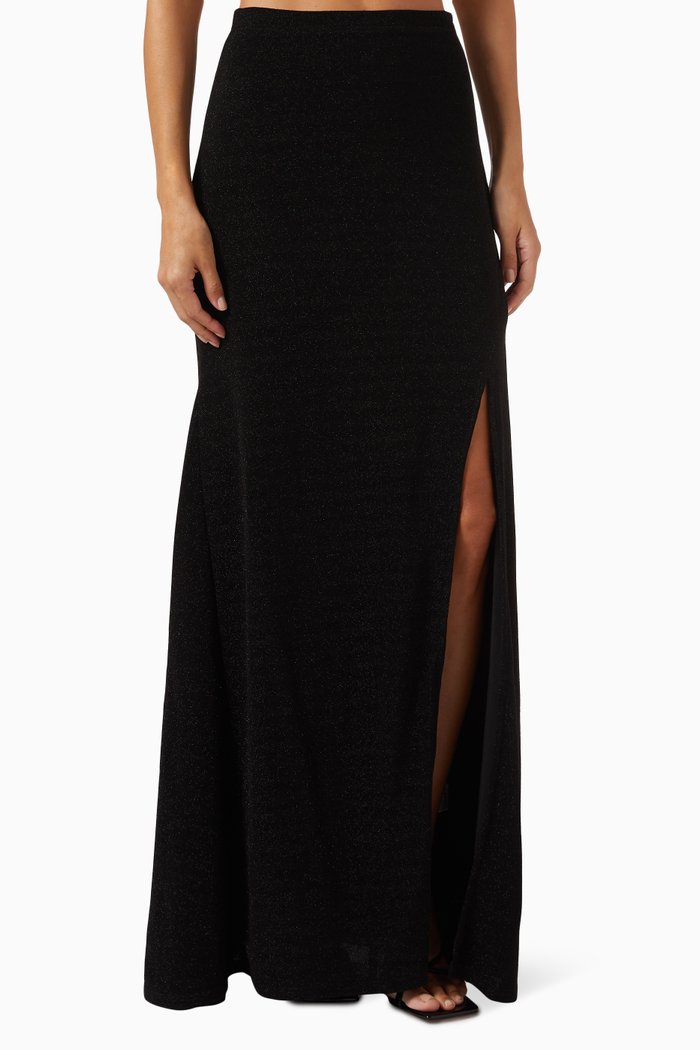 

Jackson Maxi Skirt in Lurex-jersey, Black