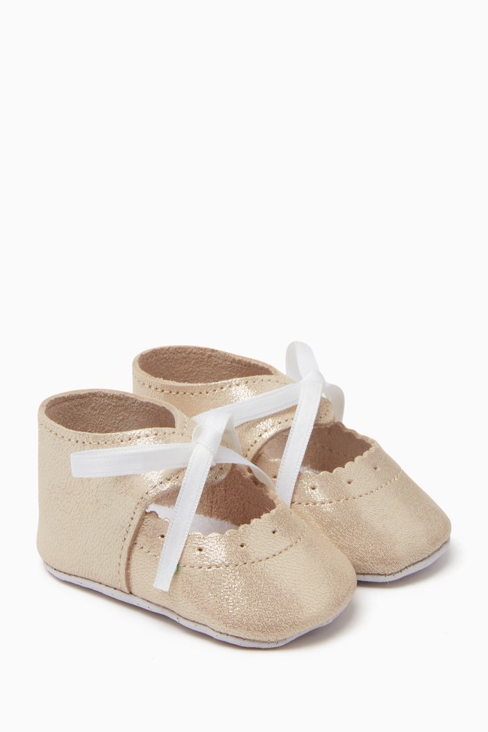 

Lace-up Booties in Leather, Brown