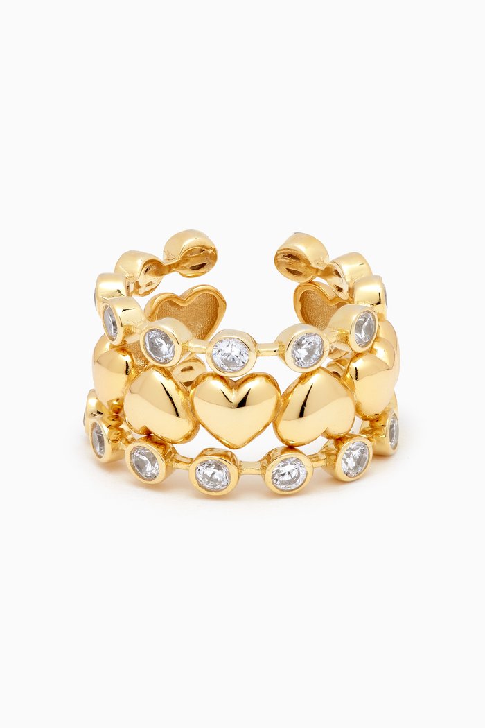 

Esmé Stacked Ring Set in 18kt Gold-plated Sterling Silver