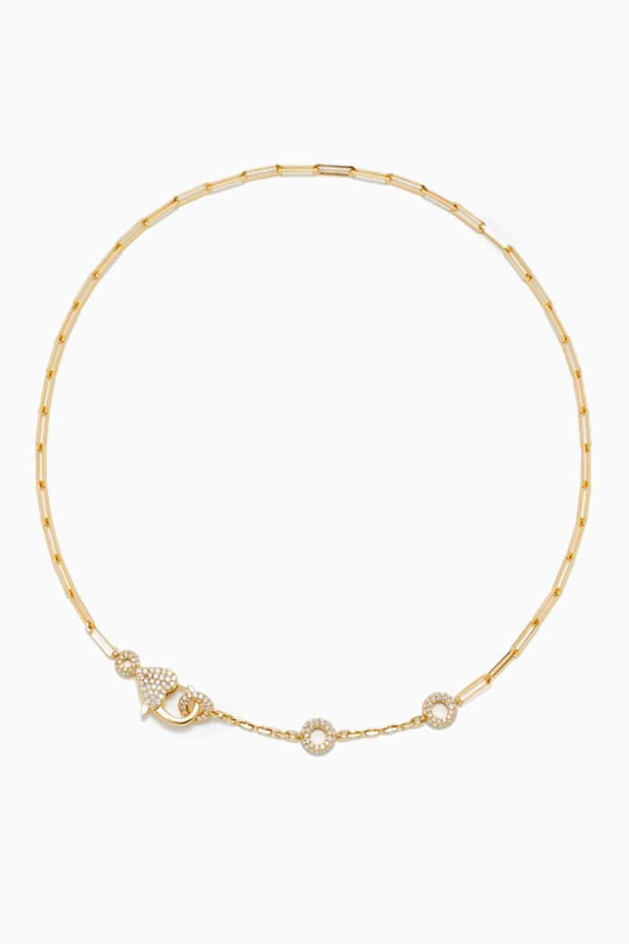 

Donuts Diamond Necklace in 18kt Gold, Yellow