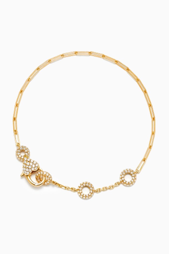 

Donuts Diamond Bracelet in 18kt Gold, Yellow
