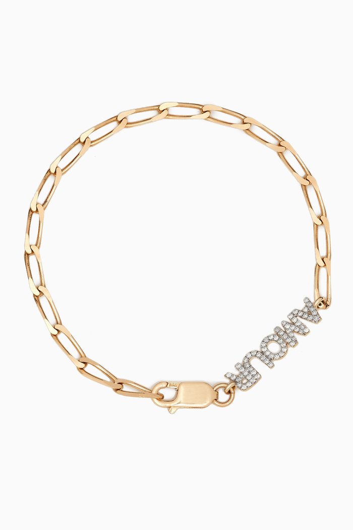 

Amour Diamond Bracelet in 18kt Gold, Yellow