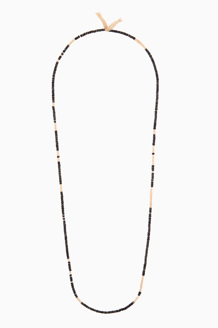 

The Levi Beaded Necklace, Silver
