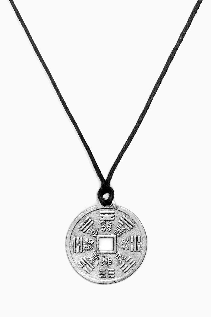 

The Lou Yansheng Necklace in Cord & Silver-plated Brass