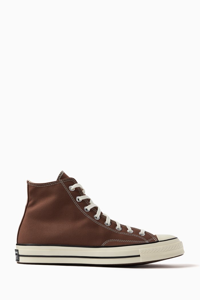 

Chuck 70 High-top Sneakers in Canvas, Brown