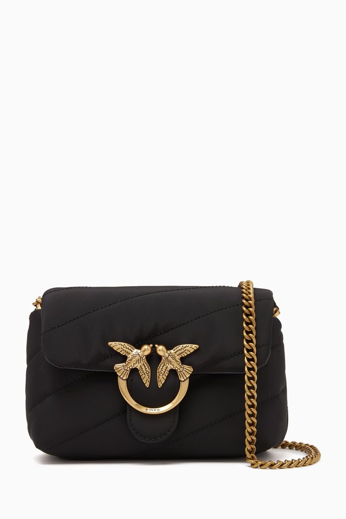 

Baby Love Puff Bag in Recycled Nylon, Black