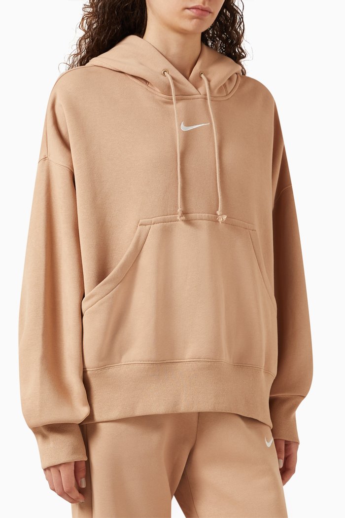 

Phoenix Oversized Hoodie in Cotton-fleece, Neutral