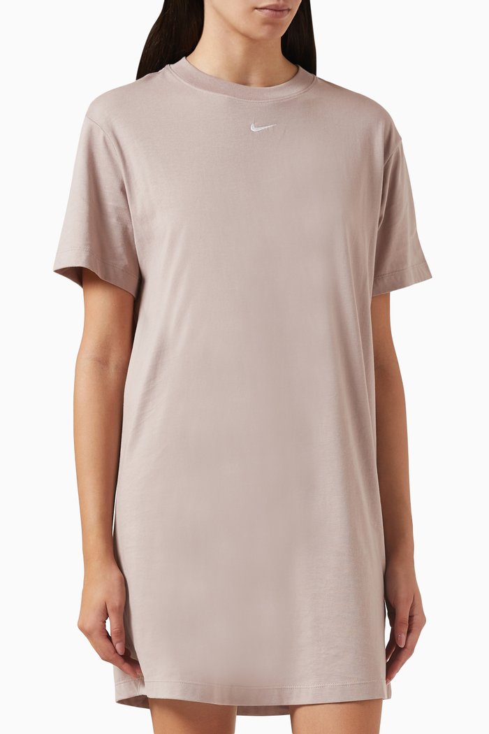 

Sportswear Essential T-shirt Mini Dress in Cotton-jersey, Neutral