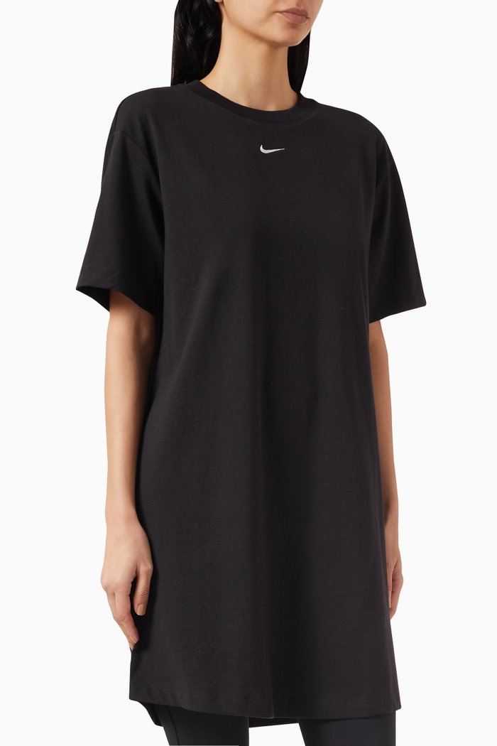 

Sportswear Essential T-shirt Mini Dress in Cotton-jersey, Black