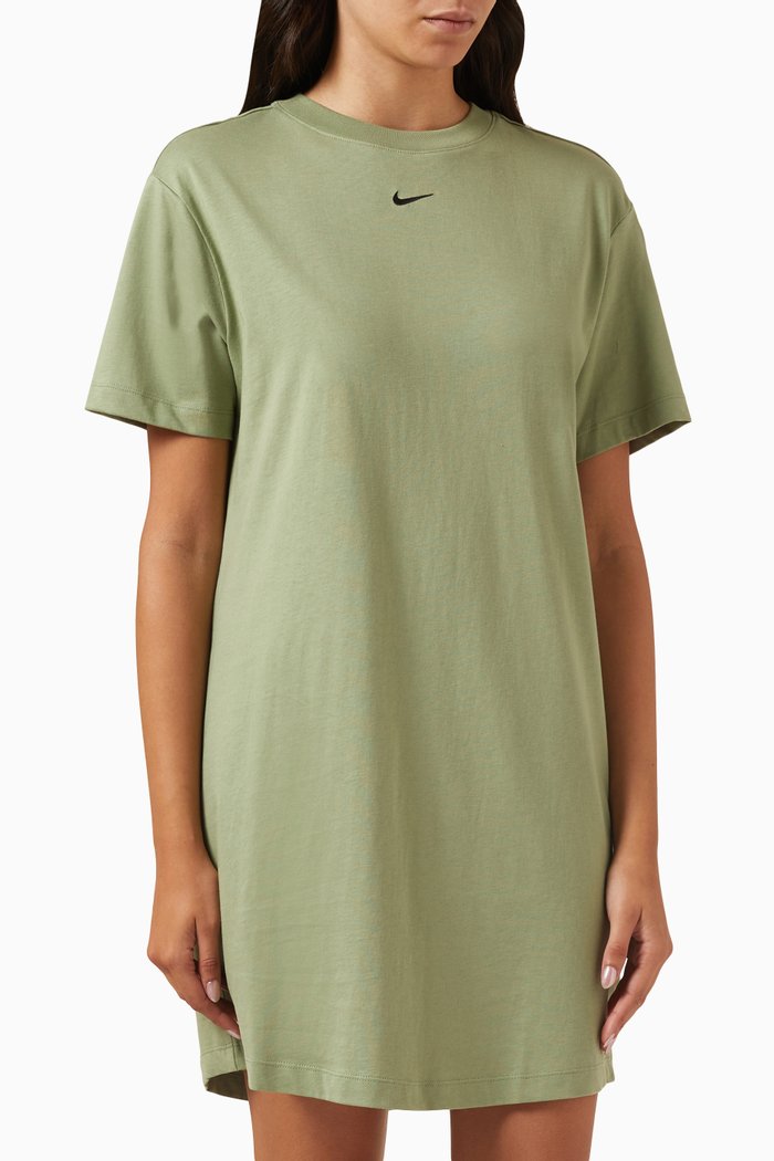

Sportswear Essential T-shirt Mini Dress in Cotton-jersey, Brown