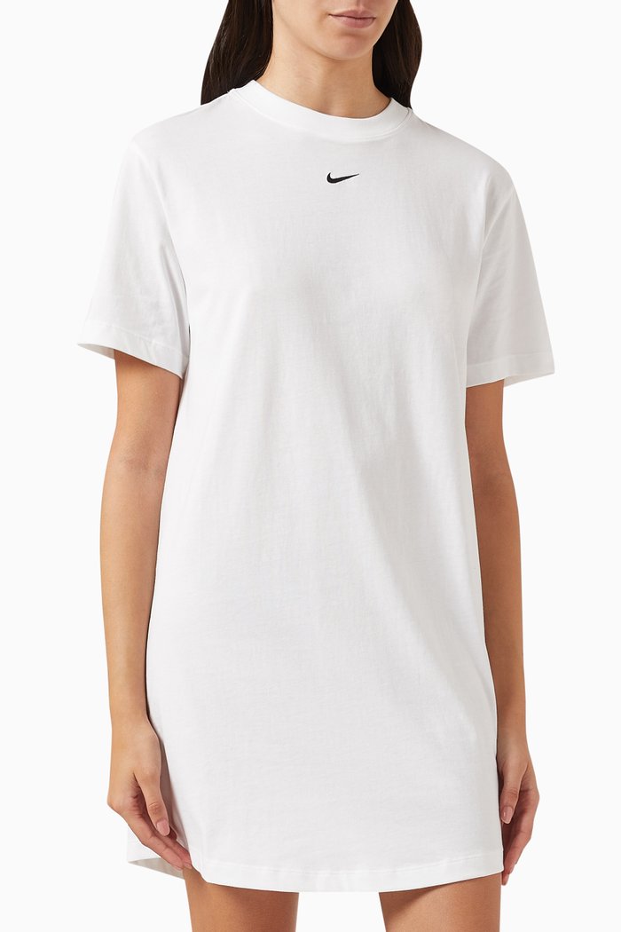 

Sportswear Essential T-shirt Mini Dress in Cotton-jersey, White