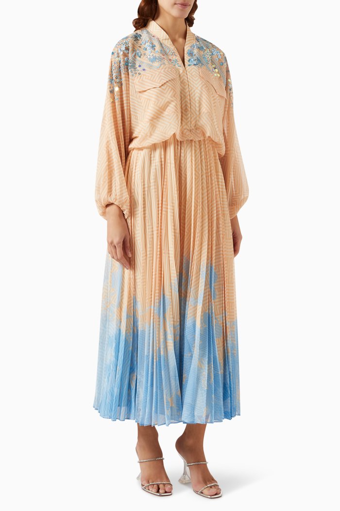 

Zephora Dress in Chiffon, Neutral