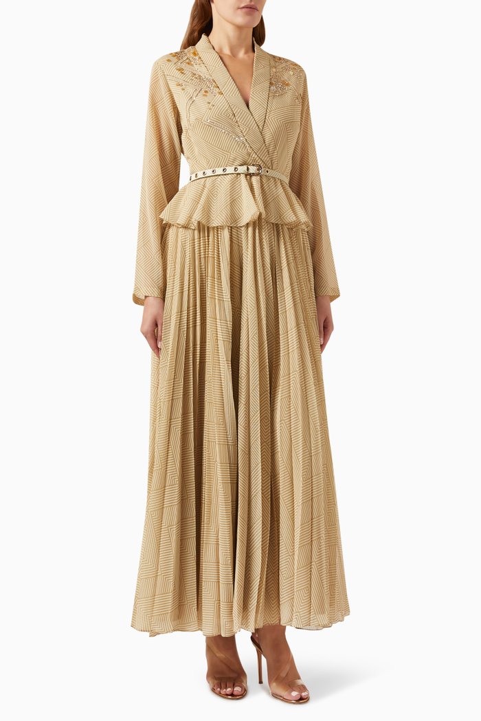

Occasion Maxi Dress in Chiffon, Neutral