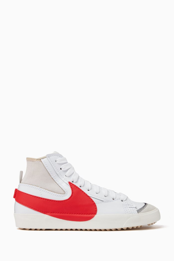 

Blazer Mid '77 Jumbo Sneakers in Leather, White