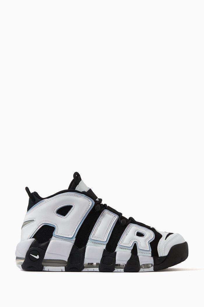 

Air More Uptempo ‘96 Sneakers in Mesh & Leather, Black