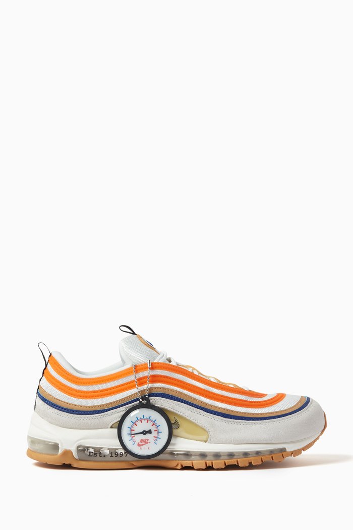 

Air Max 97 Sneakers in Mesh & Leather, Multicolour