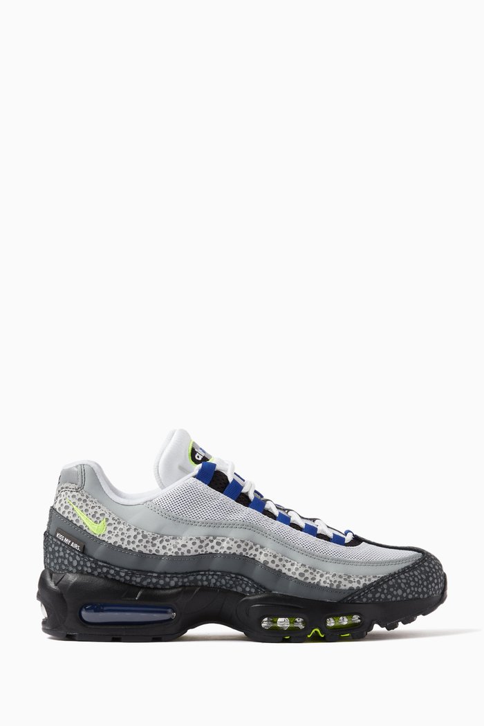 

Air Max ‘95 Sneakers in Mesh & Leather, Black