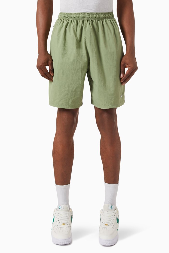 

Solo Swoosh Shorts in Stretch Nylon, Green
