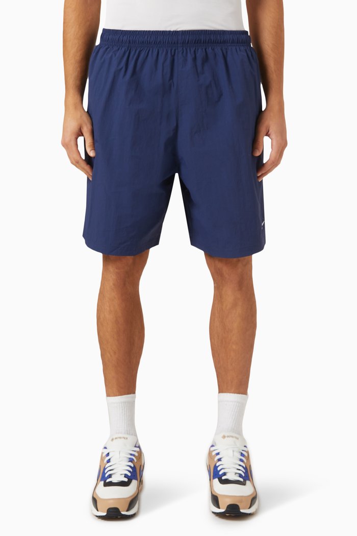 

Solo Swoosh Shorts in Stretch Nylon, Blue
