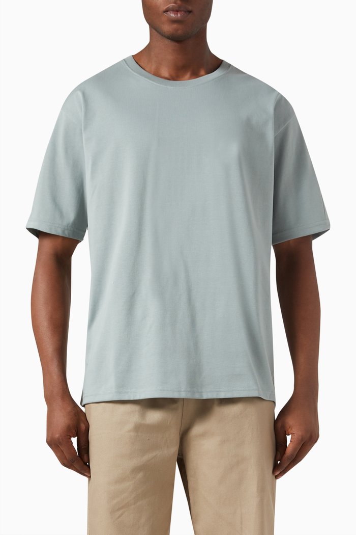 

Boxy T-shirt in Cotton Jersey, Grey