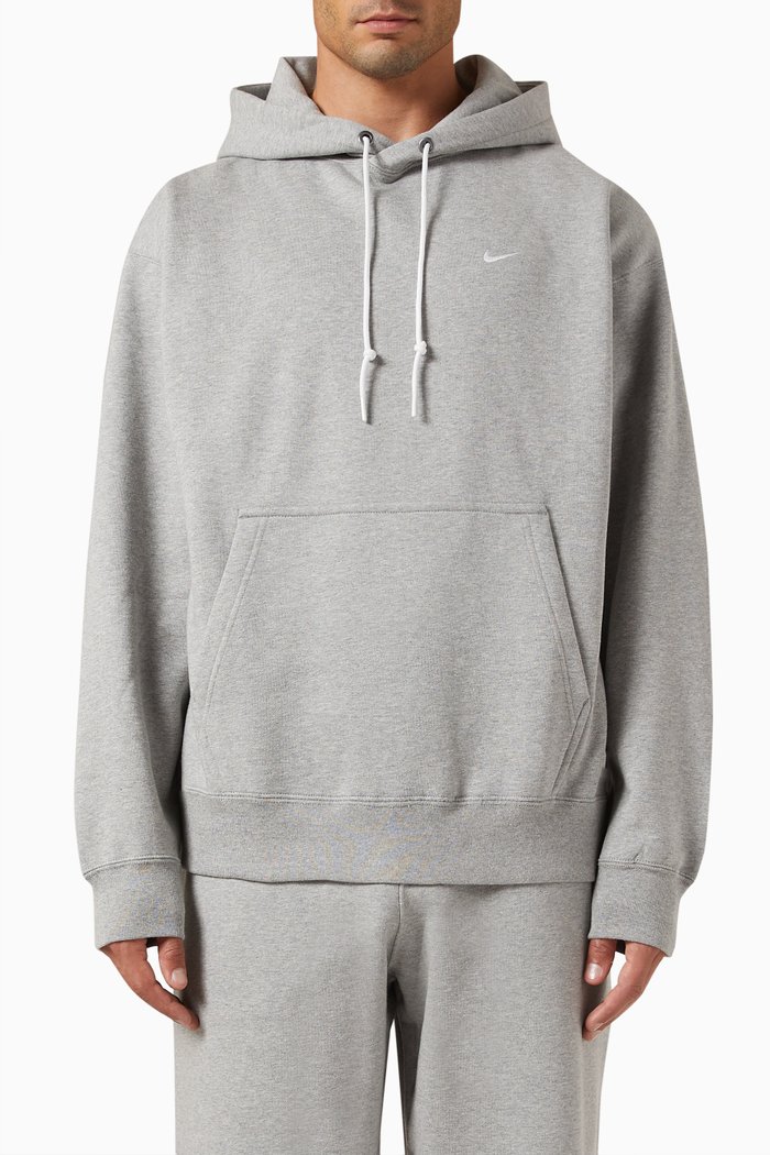 

Logo Hoodie in Fleece, Grey