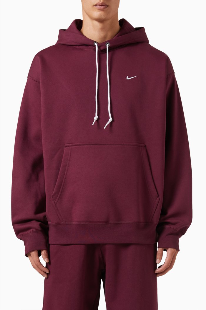 

Logo Hoodie in Fleece, Red