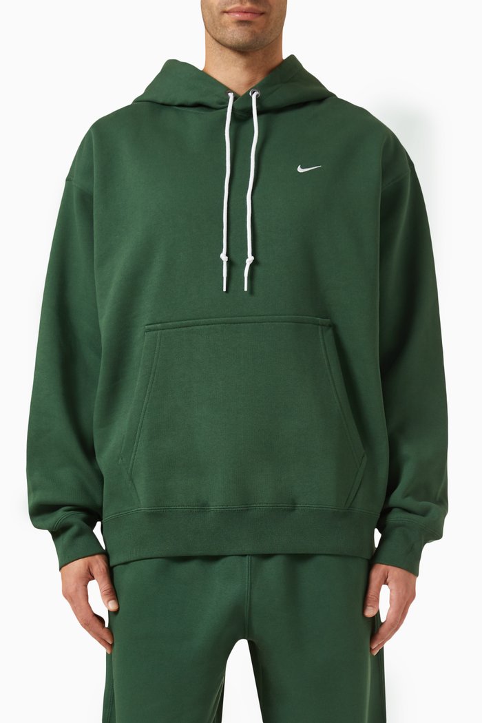 

Logo Hoodie in Fleece, Green