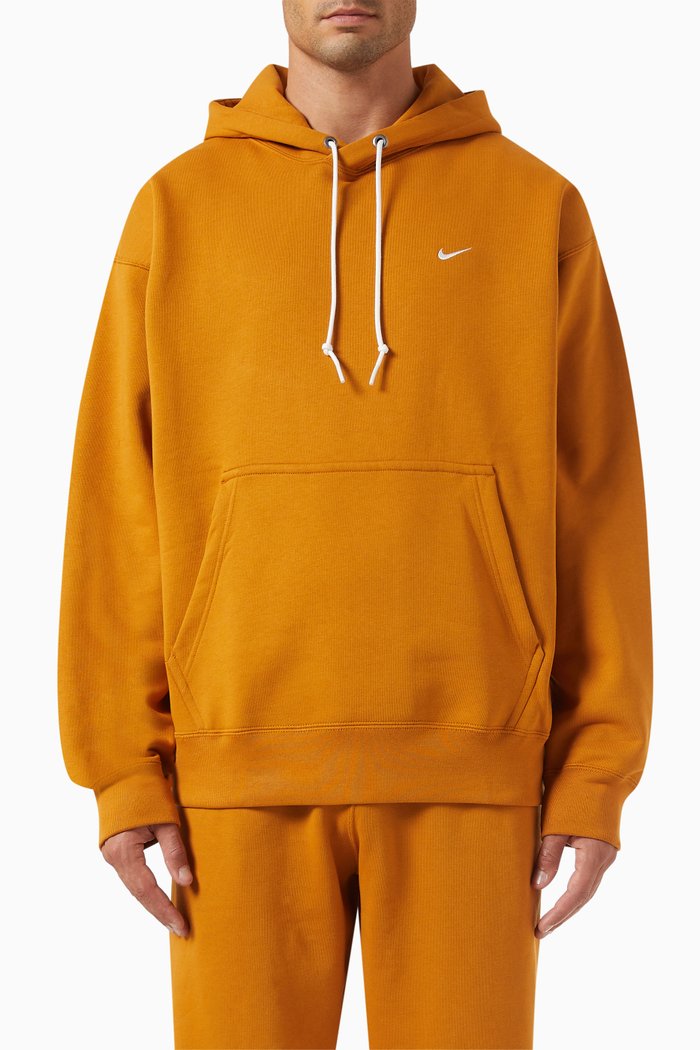 

Logo Hoodie in Fleece, Yellow