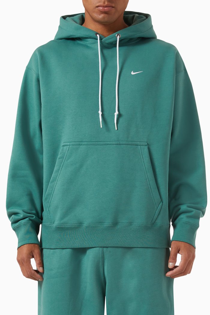 

Logo Hoodie in Fleece, Green