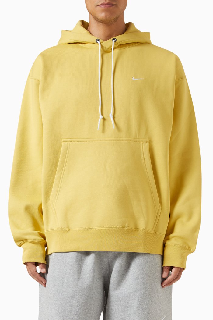 

Logo Hoodie in Fleece, Yellow