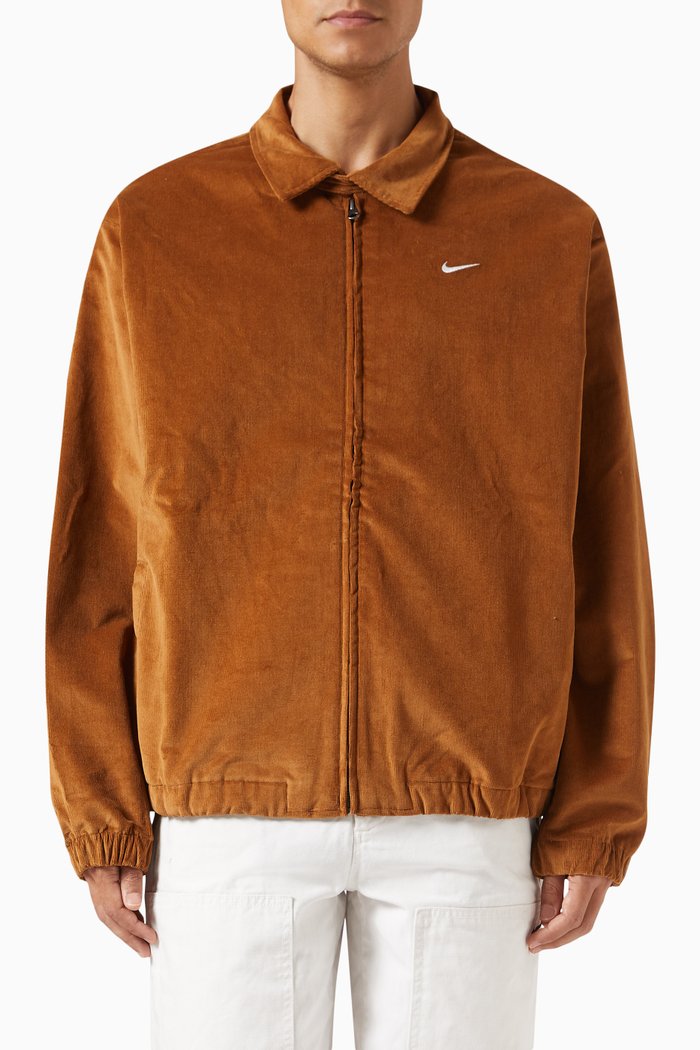 Harrington Jacket in Corduroy, Brown