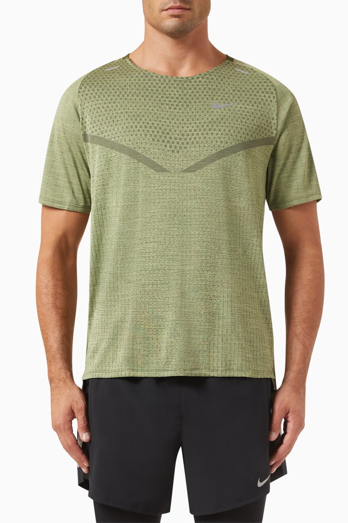 

Dri-FIT ADV Techknit Ultra T-shirt in Recycled Nylon, Green