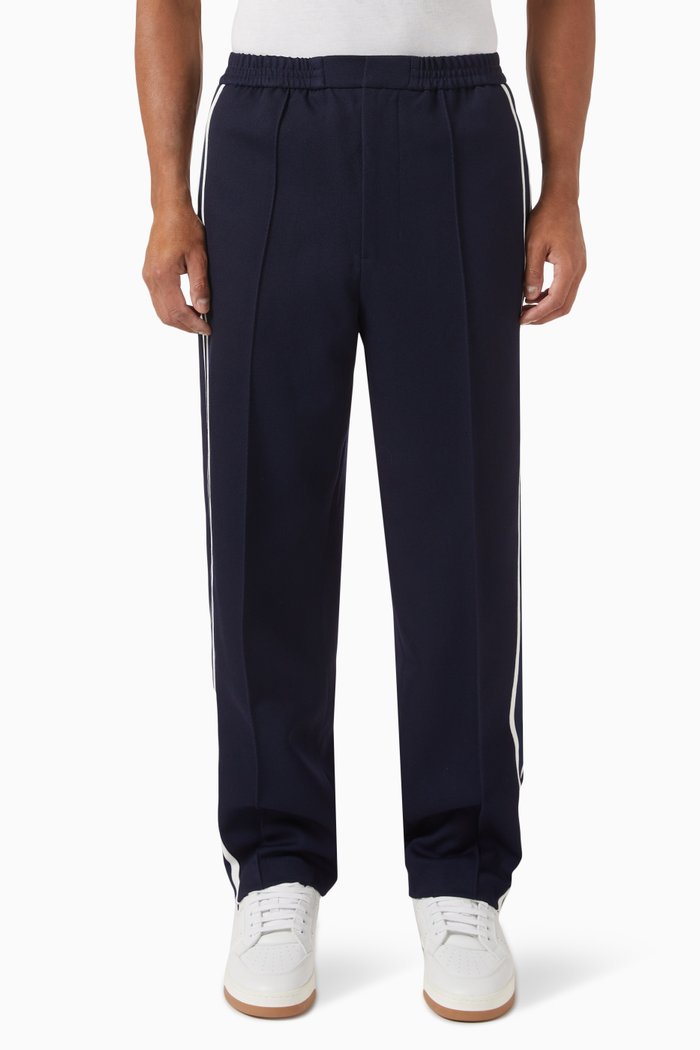 

Striped Trousers in Wool, Blue
