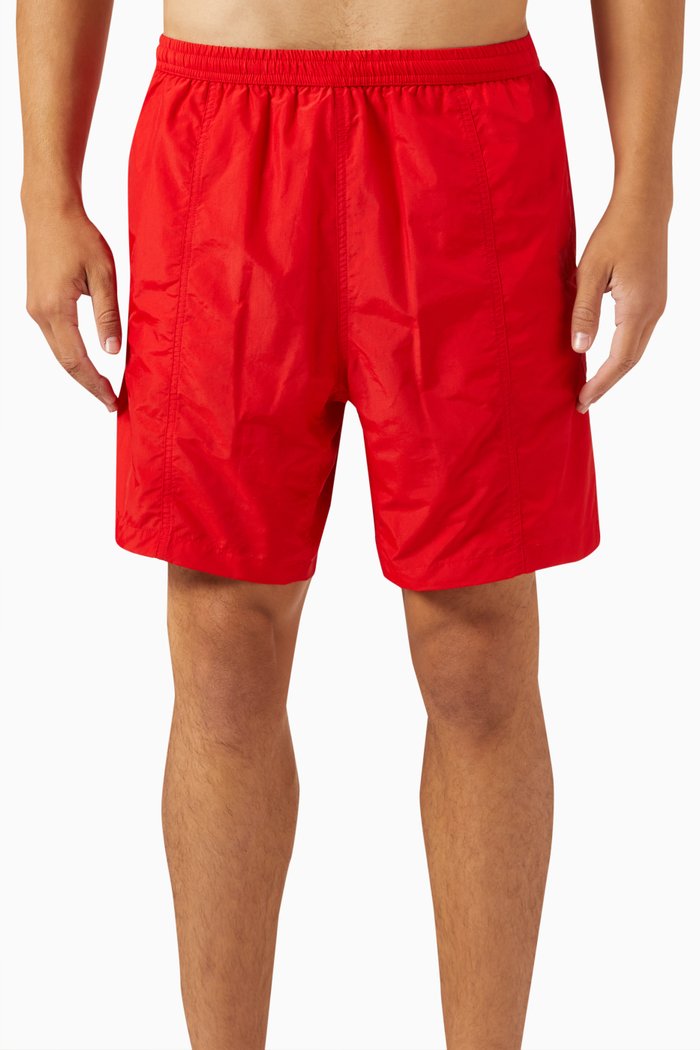 

Logo Swim Shorts in Nylon, Red