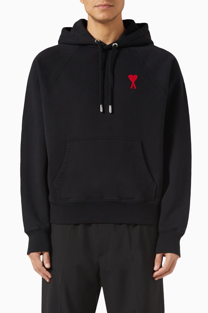 

Tonal ADC Hoodie in Fleece, Black