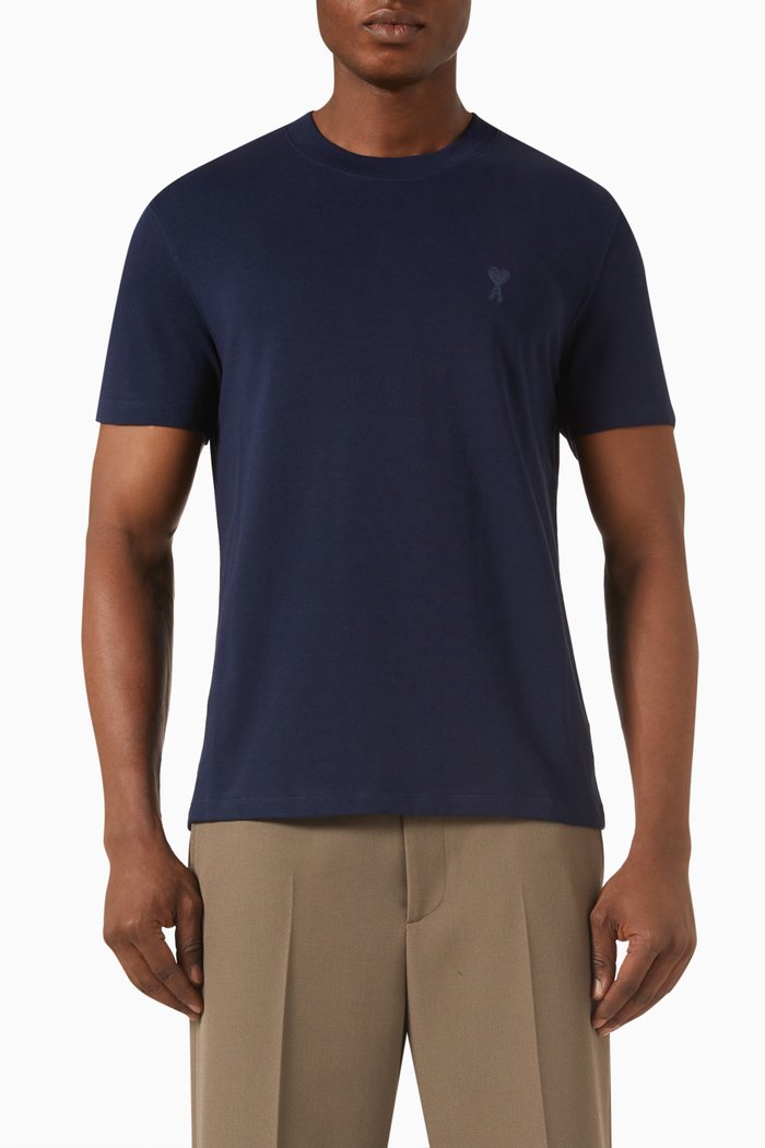 

ADC T-shirt in Cotton Jersey, Blue